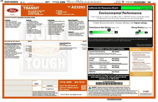 Oxford White 2027 Ford Transit-250 Base