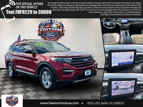 Rapid Red Metallic Tinted Clearcoat 2020 Ford Explorer XLT
