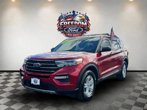 Red Metallic 2020 Ford Explorer Base