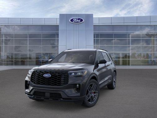 Agate Black Metallic 2026 Ford Explorer ST-Line