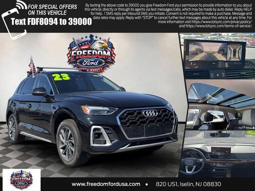 Mythos Black Metallic 2023 Audi Q5 45 S line Premium Plus
