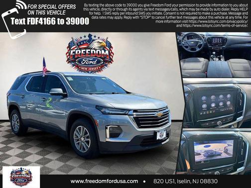 Sterling Gray Metallic 2023 Chevrolet Traverse LT Cloth