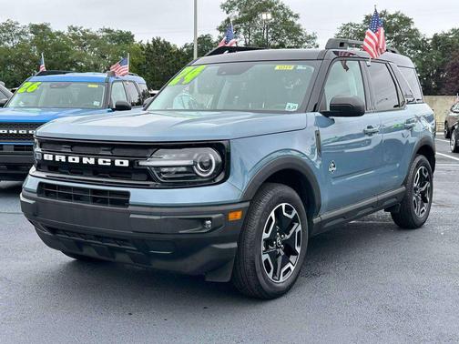 Azure Gray Metallic Tri-Coat 2024 Ford Bronco Sport Outer Banks