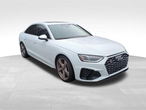 Glacier White Metallic 2023 Audi S4 3.0T Premium Plus
