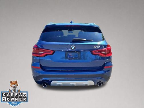 Blue Metallic 2018 BMW X3 xDrive30i