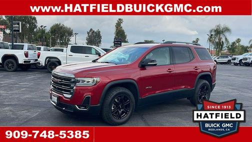 Volcanic Red Tintcoat 2023 GMC Acadia AWD AT4