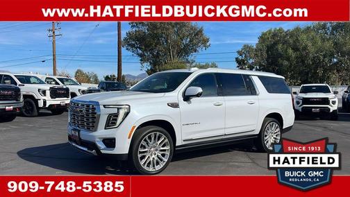 Glacier White Tricoat 2026 GMC Yukon XL Denali SUV