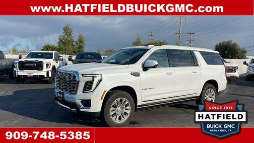 Glacier White Tricoat 2026 GMC Yukon XL Denali SUV