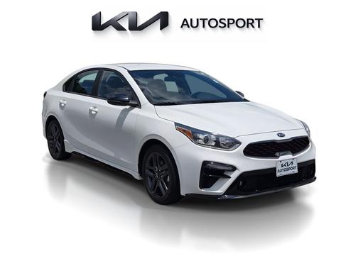 Clear White 2021 Kia Forte GT-Line