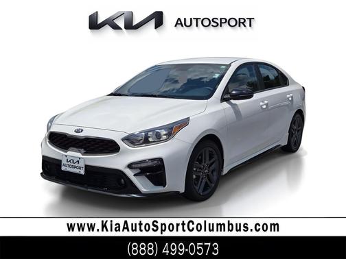 Clear White 2021 Kia Forte GT-Line