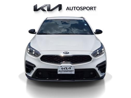 Clear White 2021 Kia Forte GT-Line