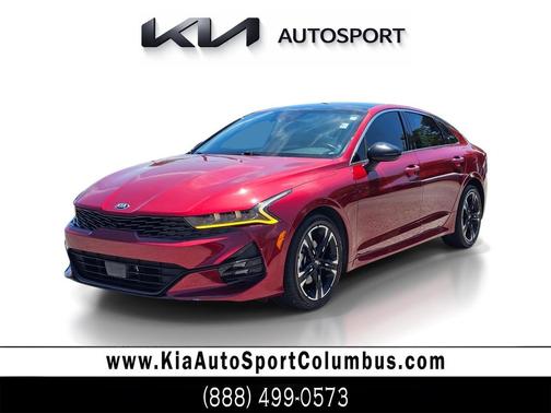 Passion Red 2021 Kia K5 GT-Line