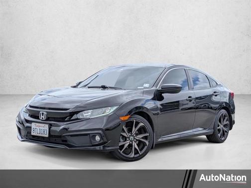 Crystal Black Pearl 2020 Honda Civic Sport