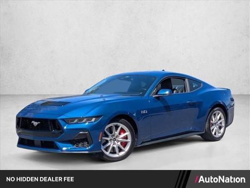 Atlas Blue Metallic 2024 Ford Mustang GT Premium
