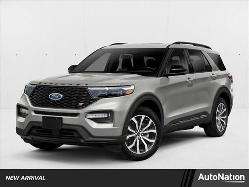 Iconic Silver Metallic 2022 Ford Explorer ST