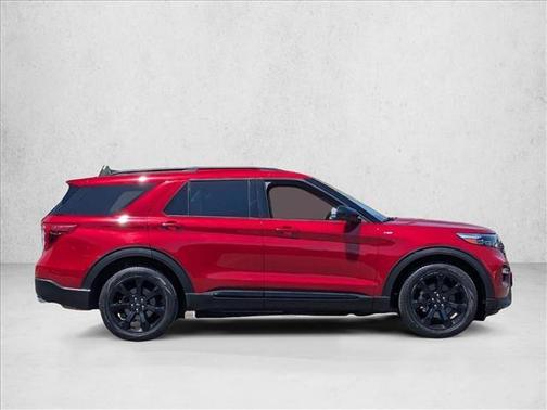 Rapid Red Metallic Tinted Clearcoat 2023 Ford Explorer ST-Line