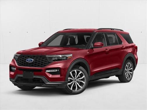 Rapid Red Metallic Tinted Clearcoat 2023 Ford Explorer ST-Line