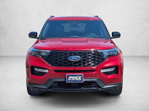 Rapid Red Metallic Tinted Clearcoat 2023 Ford Explorer ST-Line