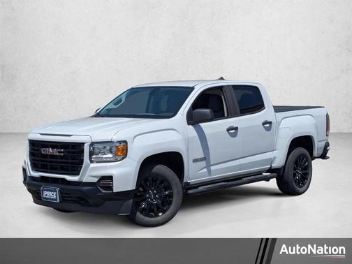 Summit White 2021 GMC Canyon Elevation Standard