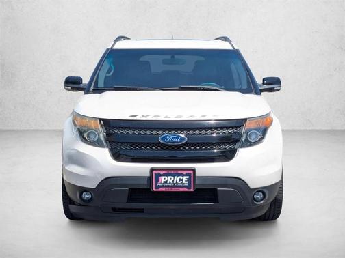 White Platinum Tri-Coat Metallic 2015 Ford Explorer Sport