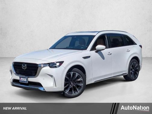 Rhodium White Metallic 2024 Mazda CX-90 3.3 Turbo S Premium Plus