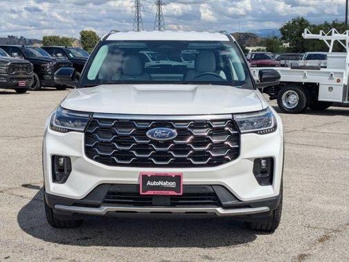 Star White 2026 Ford Explorer Platinum