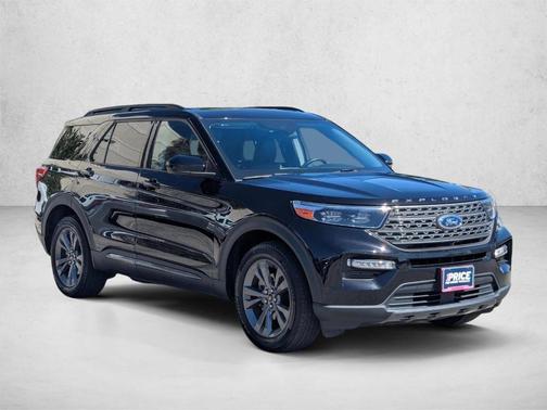 Agate Black Metallic 2023 Ford Explorer XLT