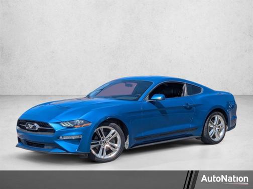 Velocity Blue Metallic 2019 Ford Mustang EcoBoost Premium