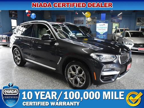 Dark Graphite Metallic 2021 BMW X3 xDrive30i