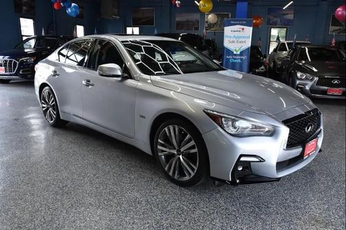 Liquid Platinum 2019 INFINITI Q50 3.0t Sport