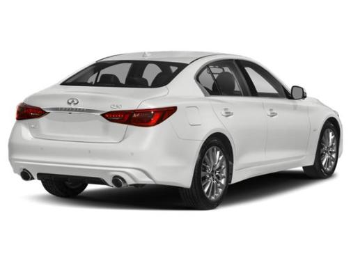 Black 2018 INFINITI Q50 3.0t LUXE
