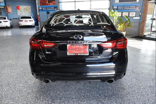 Black 2018 INFINITI Q50 3.0t LUXE