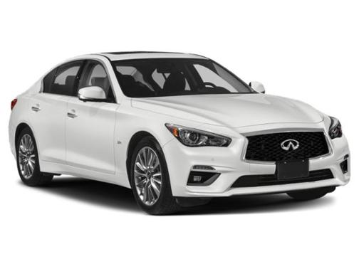 Black 2018 INFINITI Q50 3.0t LUXE