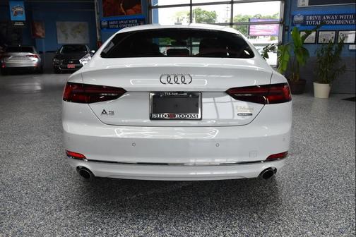 White 2019 Audi A5 45 Premium