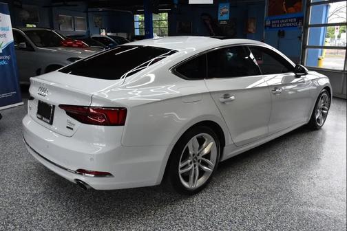 White 2019 Audi A5 45 Premium
