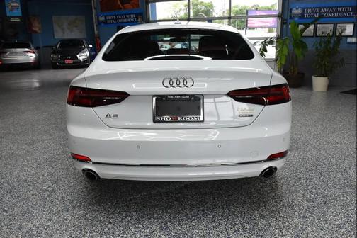 White 2019 Audi A5 45 Premium