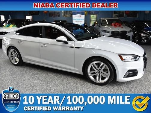 White 2019 Audi A5 45 Premium