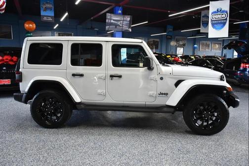 Bright White Clearcoat 2025 Jeep Wrangler 4xe Sahara