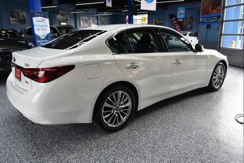 White 2019 INFINITI Q50 3.0t LUXE