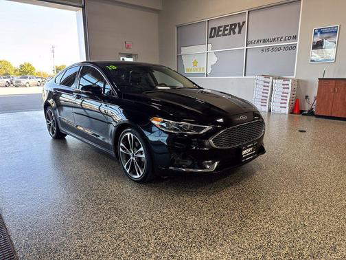Black 2019 Ford Fusion Titanium