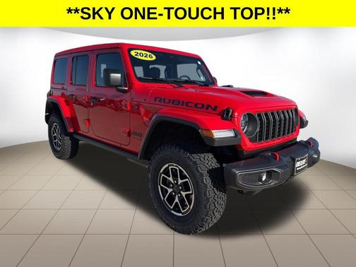 Firecracker Red Clearcoat 2026 Jeep Wrangler Rubicon