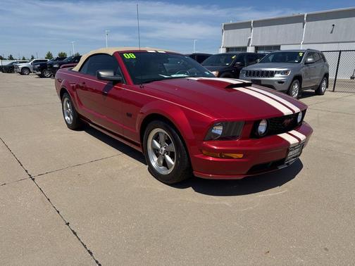 Red 2008 Ford Mustang GT Deluxe