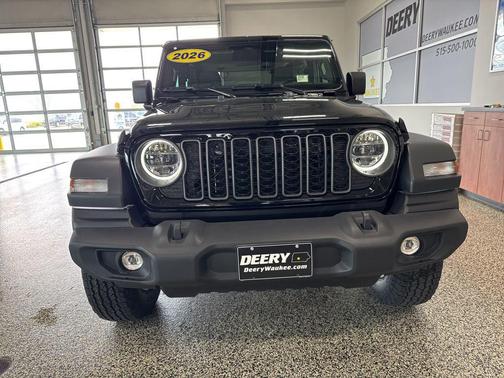 Black Clearcoat 2026 Jeep Wrangler Sport S