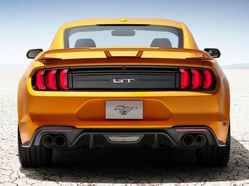 Orange 2019 Ford Mustang GT Premium