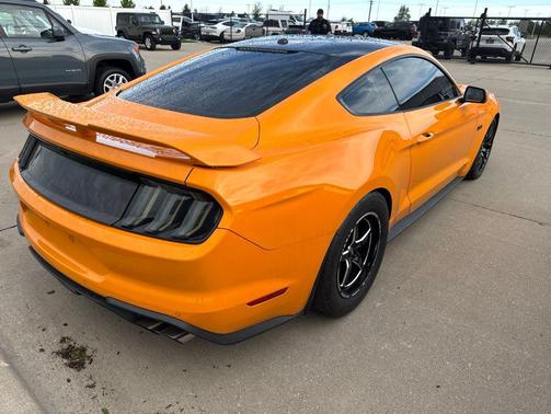 Orange 2019 Ford Mustang GT Premium