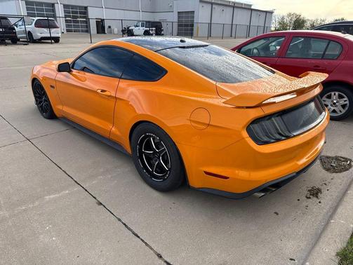 Orange 2019 Ford Mustang GT Premium