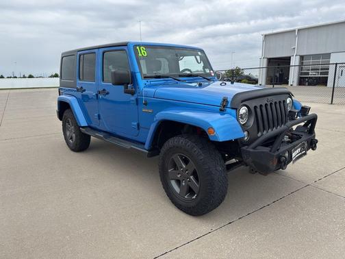 Hydro Blue Pearl Coat 2016 Jeep Wrangler Unlimited Unlimited Freedom Edition