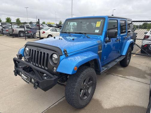 Hydro Blue Pearl Coat 2016 Jeep Wrangler Unlimited Unlimited Freedom Edition