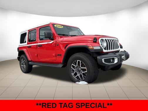 Firecracker Red Clearcoat 2026 Jeep Wrangler Sahara