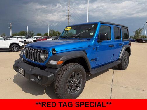 Hydro Blue Pearl Coat 2026 Jeep Wrangler Sport S